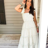 Sweetest One I Know Midi Dress - Green Tea
