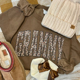 PREORDER - Leopard Name Sweatshirts - CLOSING 11.24