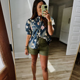Moving Through My Mind Top - Teal