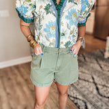 Beautiful Day Shorts - Olive