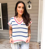 Simply Southern | Jeckyll Top - Blue Stripe