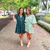 Here To Stay Romper - Green