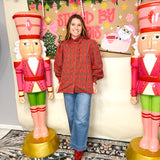 Traditional Lauren Christmas Top - Red