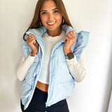 Keep It Together Vest - Light Blue