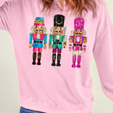 Nutcracker Round Neck Long Sleeve Sweatshirt