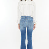 Kancan High Rise Frayed Hem Jeans