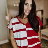 Hannah Sweater - Crimson