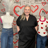 Fall Harvest Midi Dress - Black