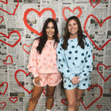 Polka Dot Short - Blue