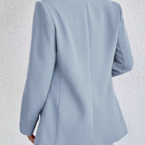 Shawl Collar Long Sleeve Blazer