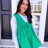 Veveret | Lucky Feels Sleeveless Romper - Green