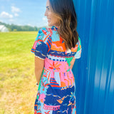 Tropic Livin Maxi Dress- Multi