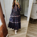 FLORAL SYMPHONY FLORAL SYMPHONYLONG SLEEVE DRESS