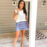 Simply Southern | Pleated Skirt - Stardust
