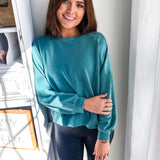 Mary Square | Cora Top - Eucalyptus