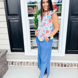 Mary Square | Krista Pant - Blue