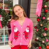 Simply Southern | Sequin Santa Cardigan- Final Sale