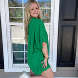 Lucky You Romper - Green