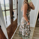 Better Me For You Midi Dress - Brown