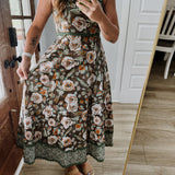 Better Me For You Midi Dress - Brown