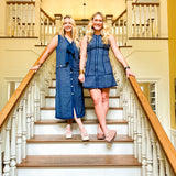 Southern Charm Dress - Navy