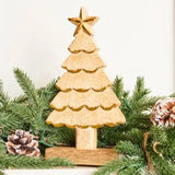 Mary Square | 12" Wood Tree - Final Sale