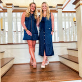 Southern Charm Dress - Navy