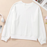 Bow Round Neck Long Sleeve Sweatshirt