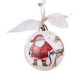 Santa Sleigh Ornament - Final Sale