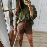 Nothing Better Short - Brown