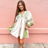 In Full Swing Dress - Olive