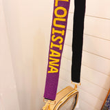 Beaded Lousiana Gameday Strap - Final Sale