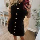 No Questions Asked Dress - Black