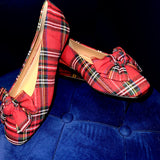 Sugar Rush Flat - Red Plaid