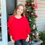 Festive Feels Sweater - Red