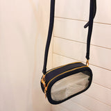 Clear Black Crossbody - Final Sale