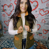 TJ | Victoria Vest - Olive