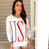 Simply Southern | Sunset USA Sweater - Final Sale