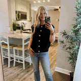 Never Meant To Brag Top - Black