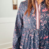 FLORAL SYMPHONY FLORAL SYMPHONYLONG SLEEVE DRESS