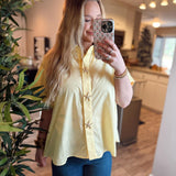 Starfish On The Beach Top - Yellow