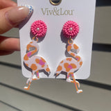 Flamingo Acrylic Earring - Smitten Kitten