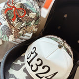 Camo Ribbon Hat - Red