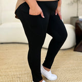 Wide Waistband Sports Leggings