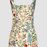 Floral Wide Leg Overalls