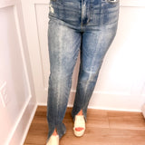 JUDY BLUE | High Waisted Vintage Straighten Leg Jean