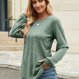 Round Neck Long Sleeve T-Shirt