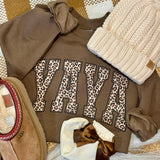 PREORDER - Leopard Name Sweatshirts - CLOSING 11.24