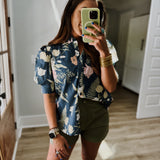 Moving Through My Mind Top - Teal