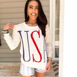 Simply Southern | Sunset USA Sweater - Final Sale